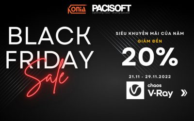 V-Ray – Khuyến mãi giảm giá sốc Black Friday từ 21.11- 29.11.2022