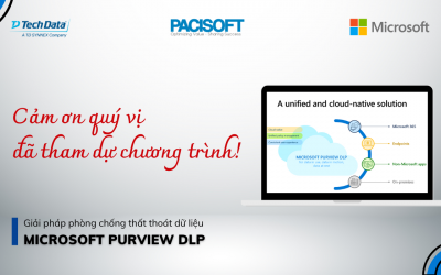 Pacisoft tổ chức thành công Workshop: Giải pháp phòng chống thất thoát dữ liệu Microsoft Purview DLP