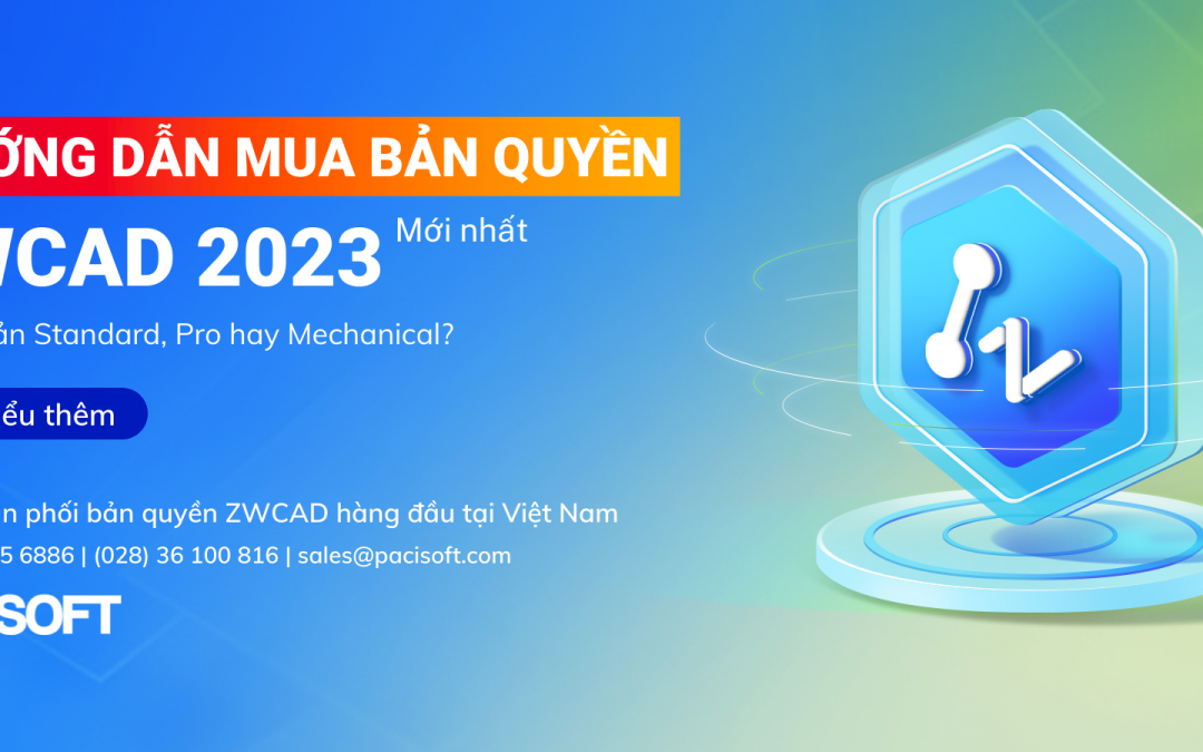 Tư vấn mua ZWCAD 2023 bản quyền – Chọn bản Standard, Pro hay Mechanical?