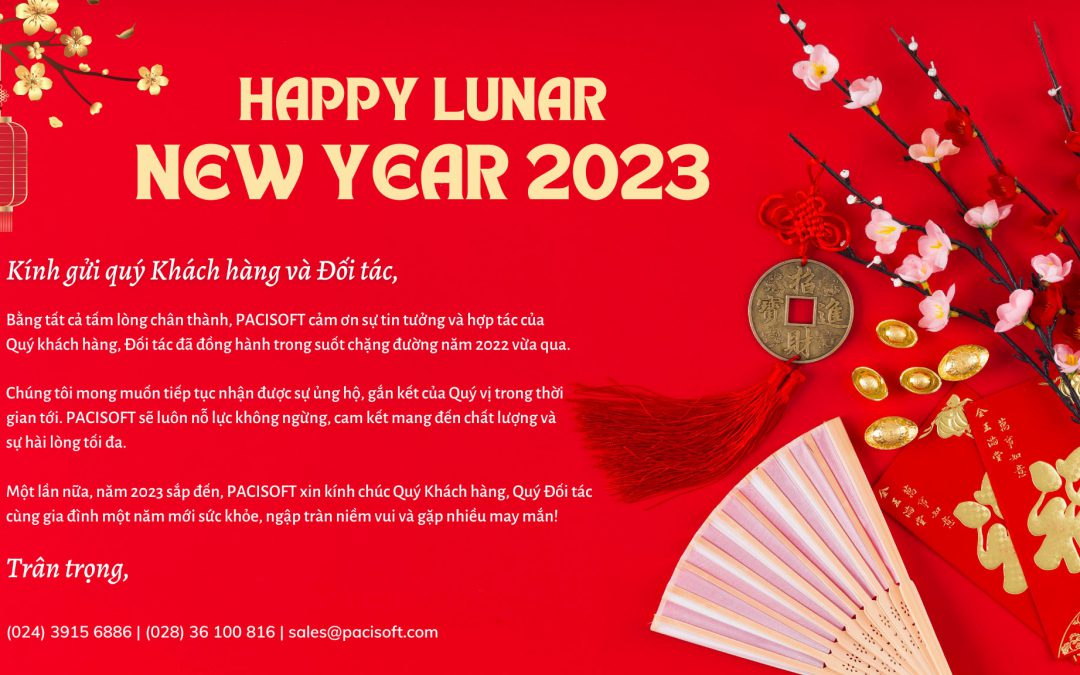 Chúc mừng Năm mới Xuân Quý Mão 2023 – Pacisoft VIỆT NAM