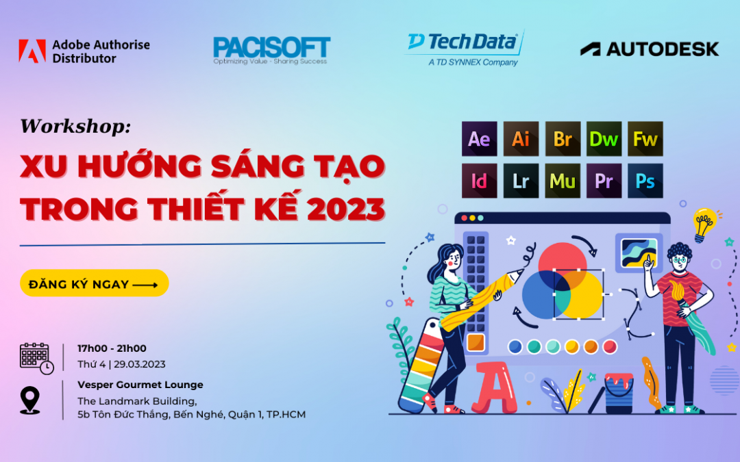 [Đăng kí tham gia] Event: “Xu hướng sáng tạo trong thiết kế 2023”