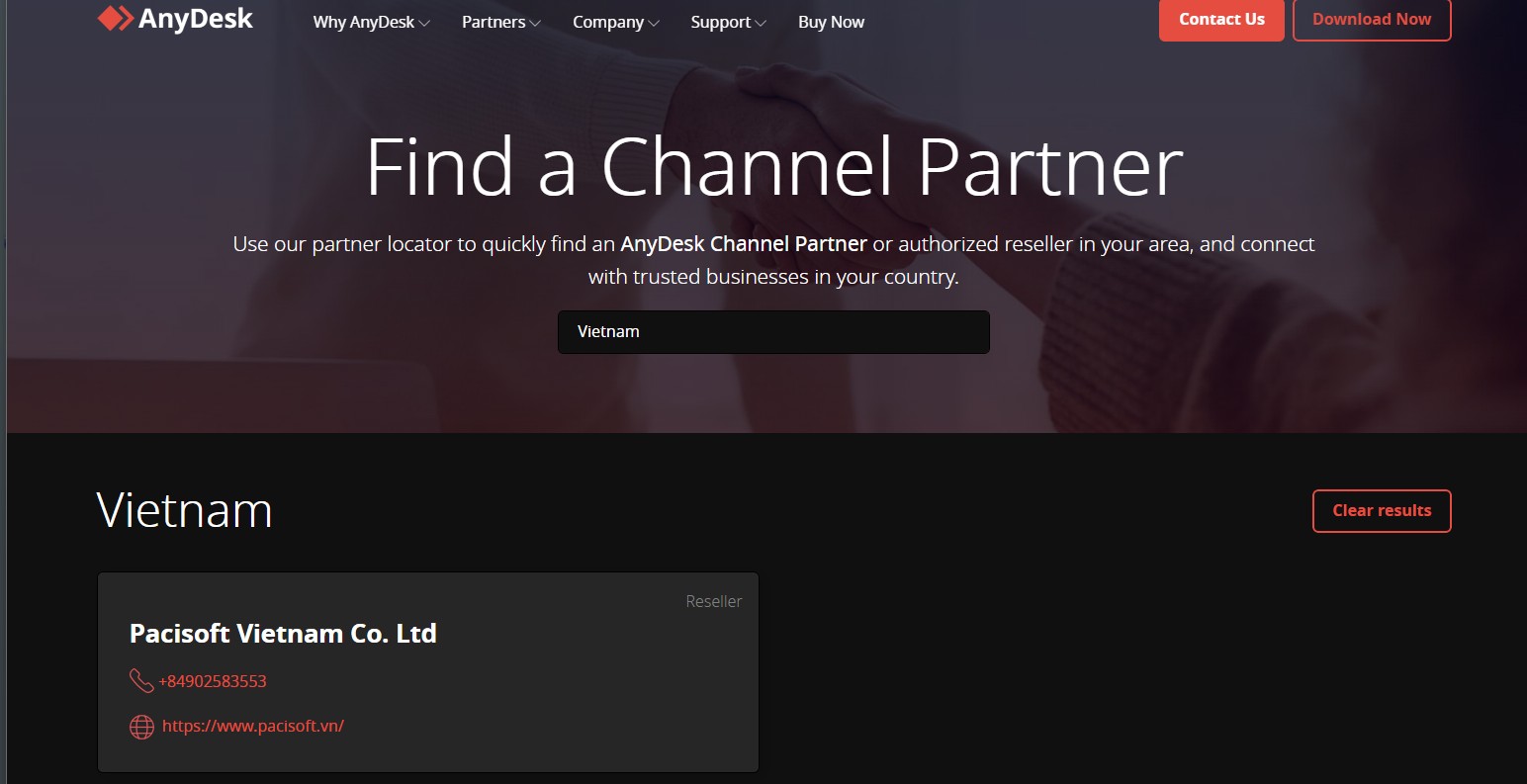 PACISOFT Anydesk partner
