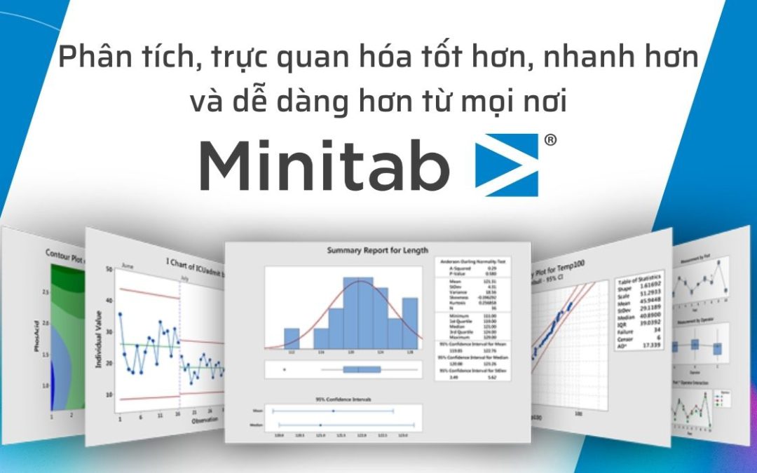 Phân tích, trực quan hóa tốt hơn, nhanh hơn và dễ dàng hơn từ mọi nơi với Minitab