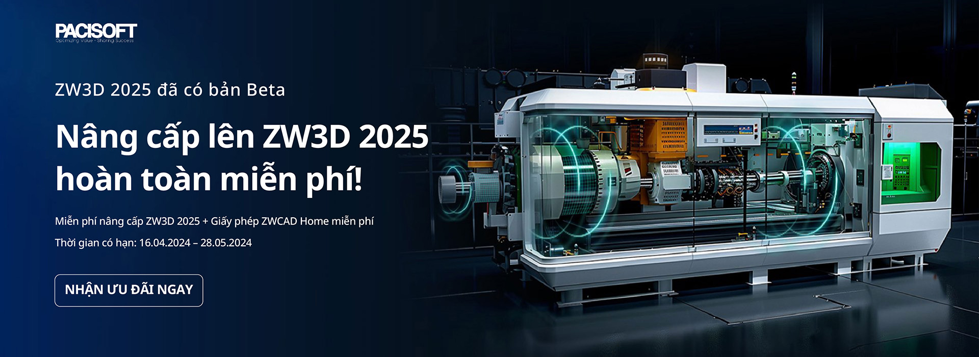 ZW3D 2025 beta nâng cấp miễn phí