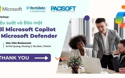 Pacisoft, Microsoft, Tech Data hợp tác tổ chức thành công Workshop: “Hiệu suất và Bảo mật với Microsoft Copilot & Microsoft Defender”