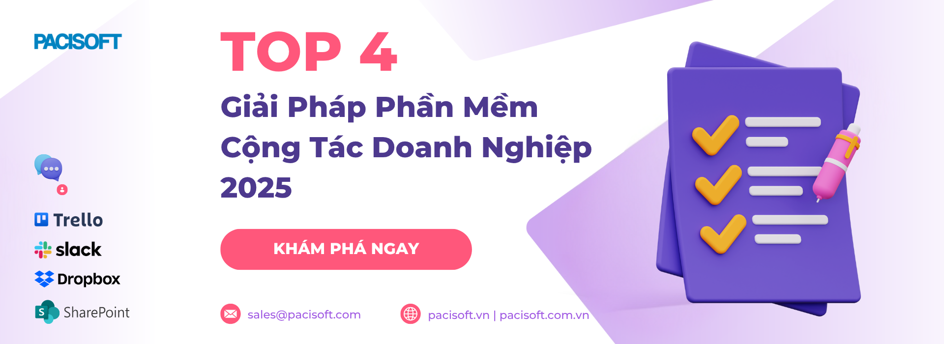 Top 4 Giải Pháp Phần Mềm Cộng Tác Doanh Nghiệp 2025