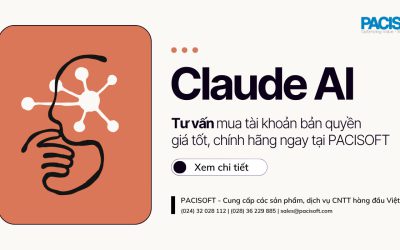 Tư vấn mua tài khoản Claude AI bản quyền chính hãng giá tốt 2025 tại PACISOFT