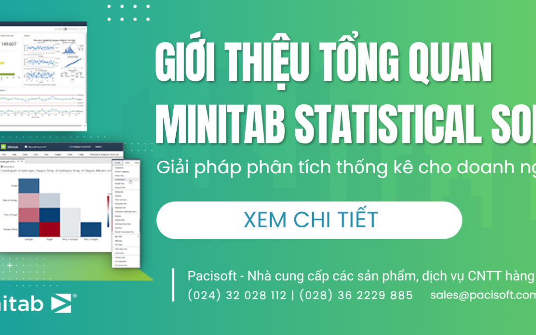 Giới thiệu tổng quan Minitab Statistical Software – Giải pháp phân tích thống kê cho doanh nghiệp hiện đại
