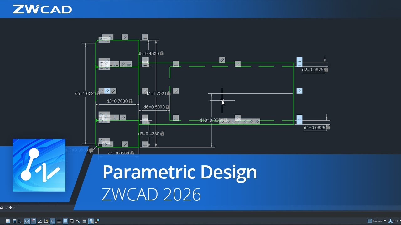 ZWCAD 2026 PARAMETRIC DESIGN