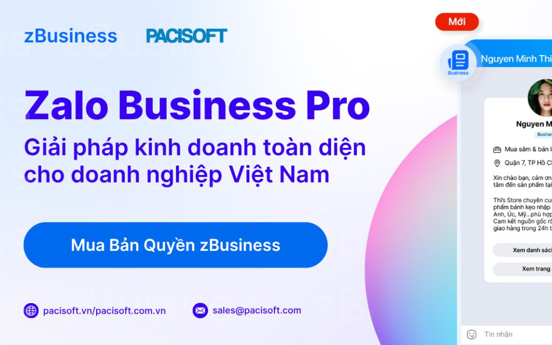 Zalo Business Pro: Giải pháp kinh doanh toàn diện cho doanh nghiệp Việt Nam
