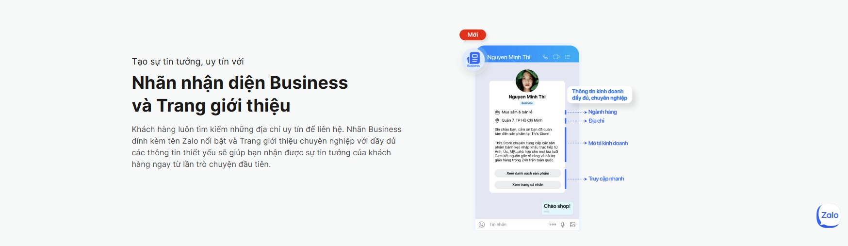 zalo business pro