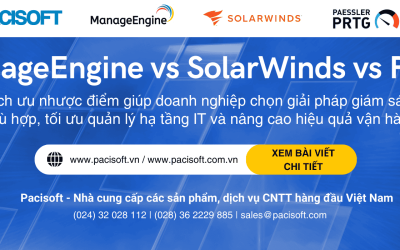 ManageEngine OpManager vs SolarWinds vs PRTG: Đánh giá tính năng, chi phí và khả năng thay thế