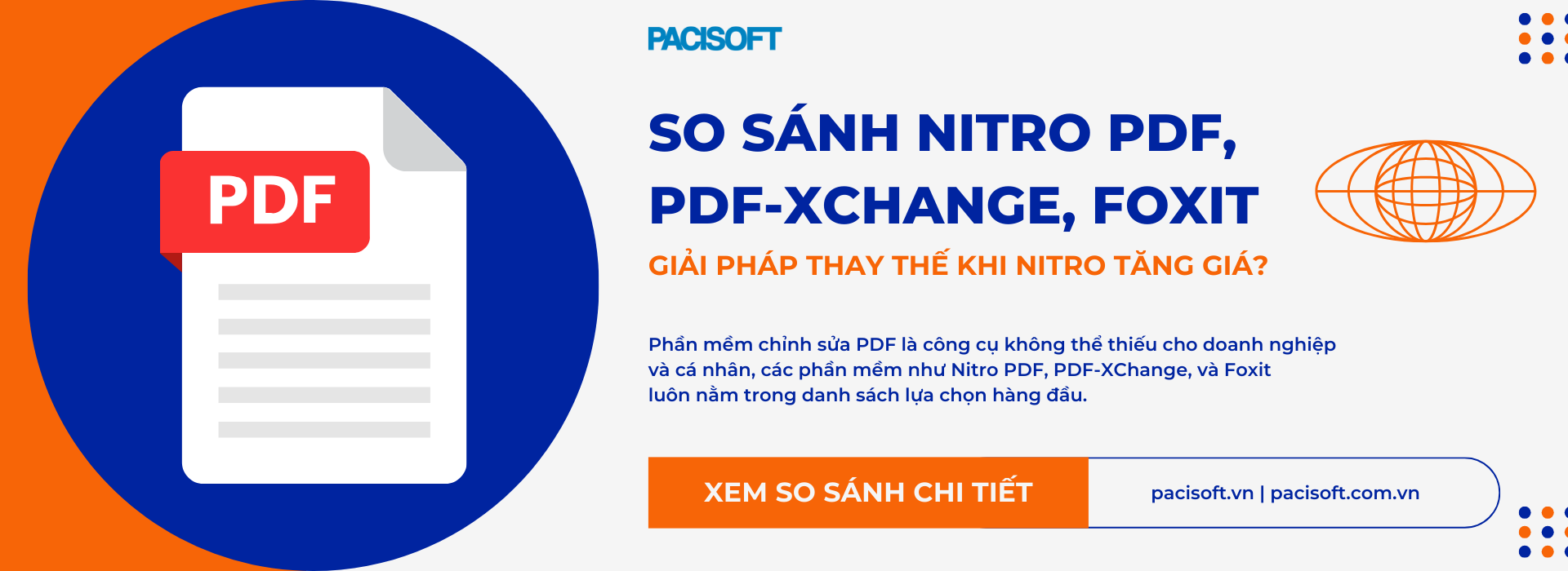 So Sánh Nitro PDF, PDF-XChange, Foxit