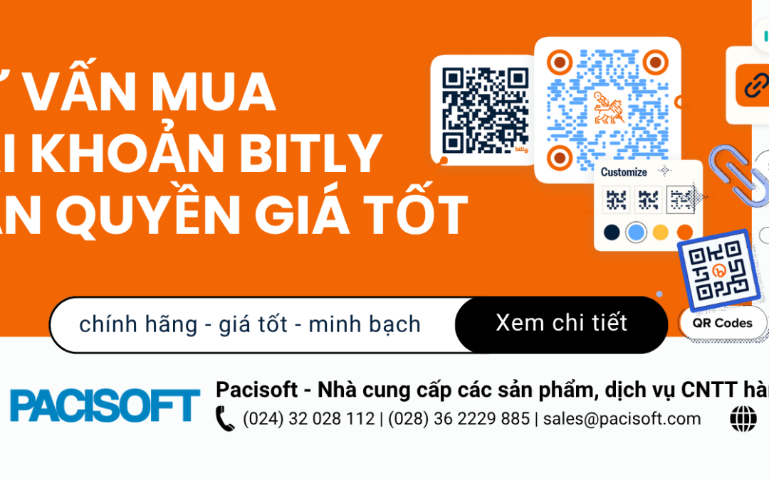 Tư vấn mua tài khoản Bitly bản quyền chính hãng giá tốt tại PACISOFT