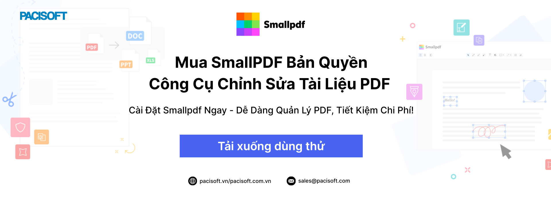Mua SmallPDF Bản Quyền - Các Gói Phần Mềm PDF Giá Tốt Cho Doanh Nghiệp