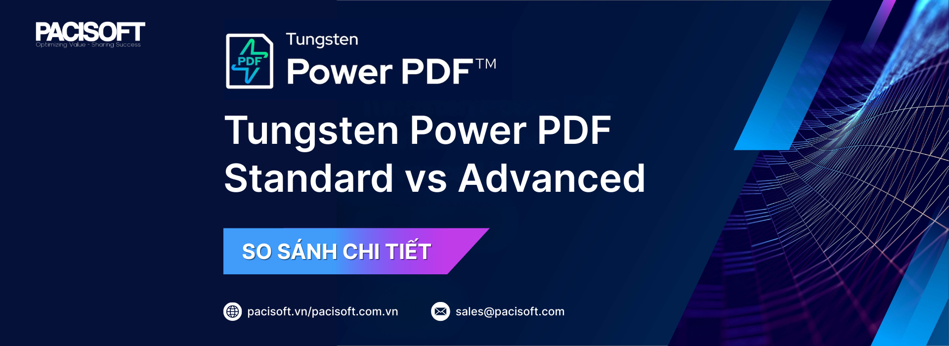 So Sánh Tungsten Power PDF Standard vs Advanced - Chọn Phần Mềm PDF Phù Hợp