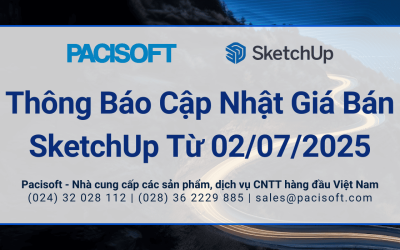 Thông Báo Cập Nhật Giá Bán SketchUp Từ 2/7/2025