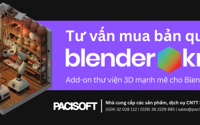 Tư vấn mua BlenderKit: Add-on thư viện 3D mạnh mẽ cho Blender