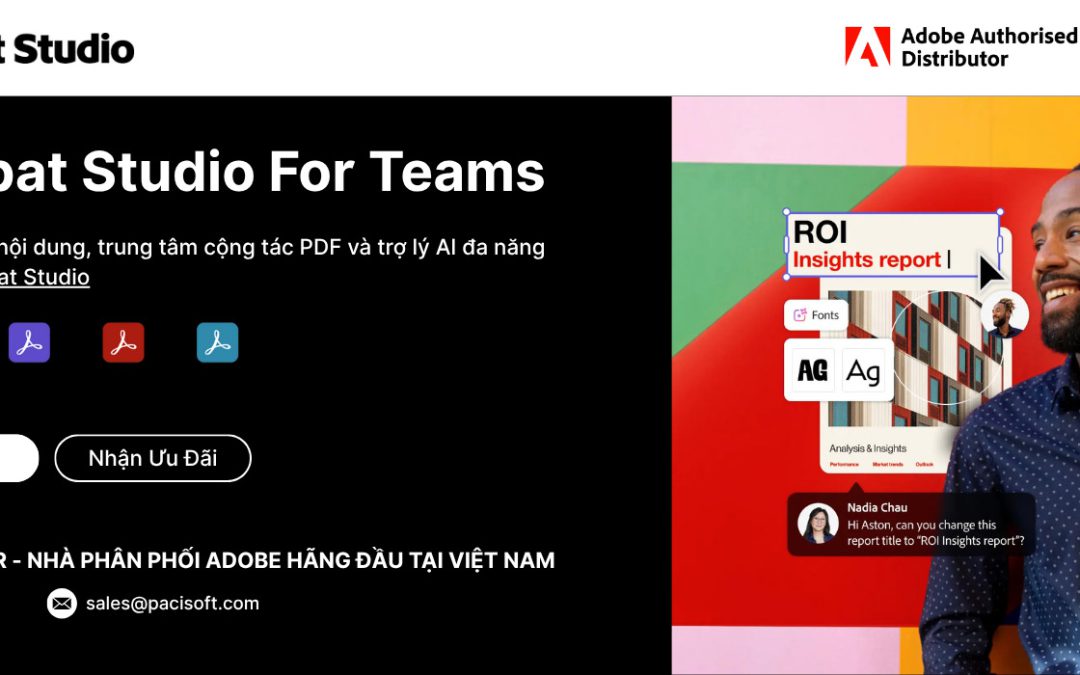 Acrobat Studio For Teams – Mua Acrobat Studio Bản Quyền Tại Pacisoft