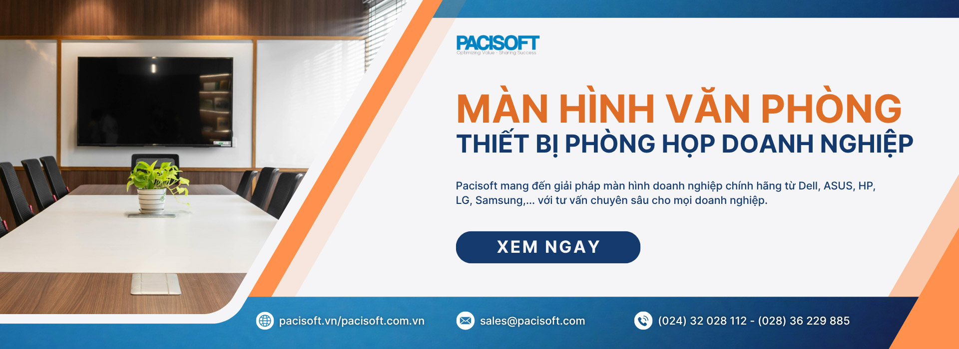 Mua Màn Hình Văn Phòng - Thiết Bị Phòng Họp Doanh Nghiệp