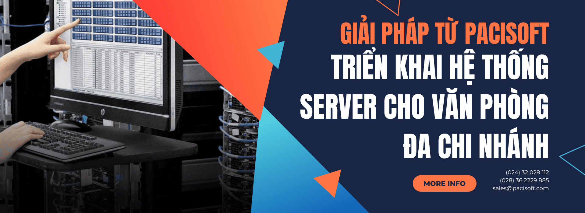 Triển khai hệ thống server cho văn phòng đa chi nhánh