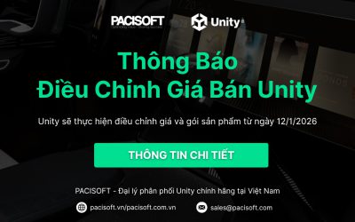 Unity Điều Chỉnh Giá 2026 – Thông Báo Chính Thức từ Pacisoft