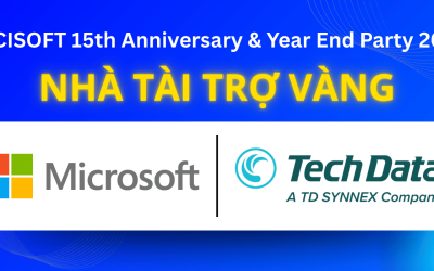 Giới thiệu Microsoft – Tech Data: Nhà tài trợ vàng đồng hành cùng sự kiện PACISOFT 15 Năm – Year End Party 2025