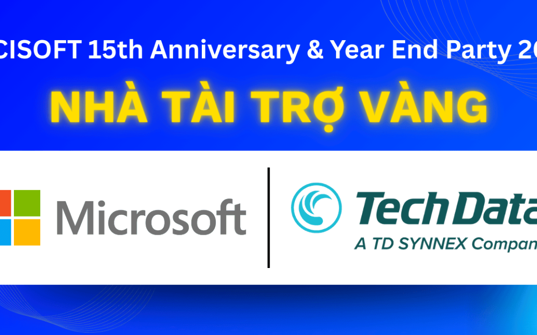 Giới thiệu Microsoft – Tech Data: Nhà tài trợ vàng đồng hành cùng sự kiện PACISOFT 15 Năm – Year End Party 2025