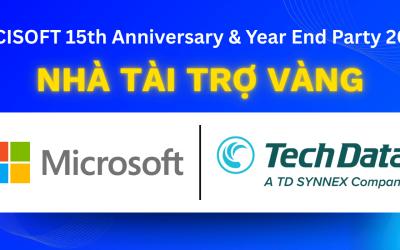 Giới thiệu Microsoft – Tech Data: Nhà tài trợ vàng đồng hành cùng sự kiện PACISOFT 15 Năm – Year End Party 2025