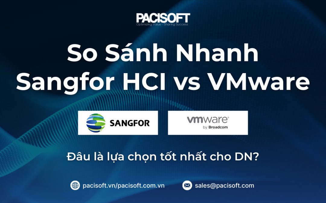 So sánh nhanh Sangfor HCI vs VMware | Đâu là lựa chọn tốt nhất cho DN