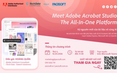 [MỞ LINK ĐĂNG KÝ] Adobe Acrobat Studio Webinar | Giải pháp PDF All-in-One cho doanh nghiệp