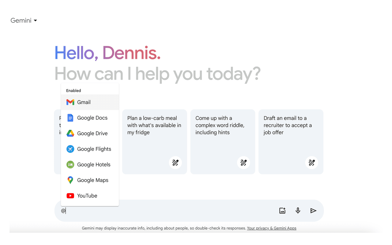 Gemini sáng tạo nội dung và tự động hóa công việc