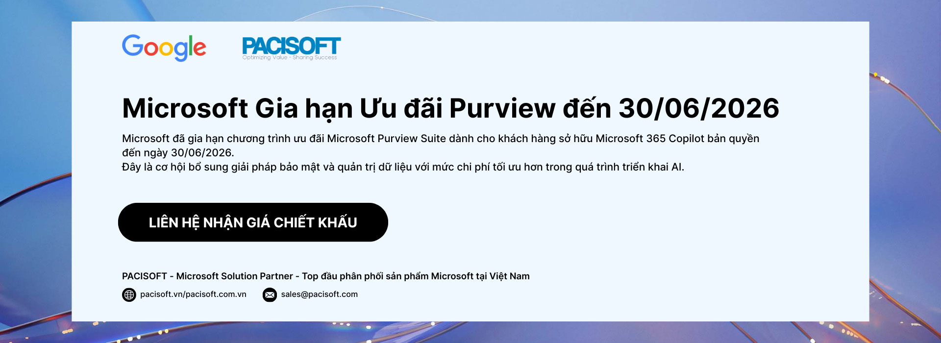 Microsoft Gia hạn Ưu đãi Purview đến 30.06.2026