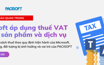 Thông báo về việc áp dụng thuế VAT đối với sản phẩm và dịch vụ Microsoft tại Việt Nam