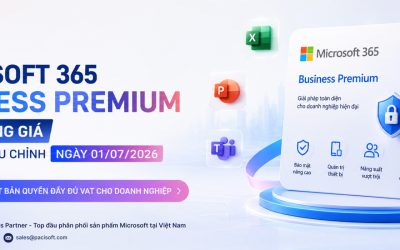 Microsoft 365 Business Premium không tăng giá trong đợt điều chỉnh ngày 01/07/2026