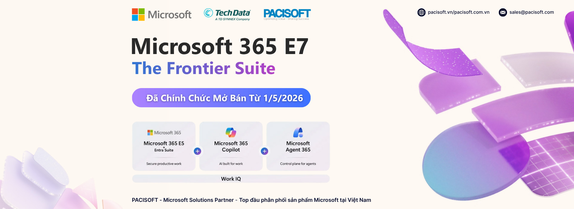 Microsoft 365 E7 chính thức mở bán