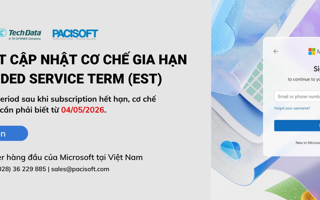 Không còn 30 ngày miễn phí: Microsoft áp dụng chính sách gia hạn mới (EST) từ 4/5/2026