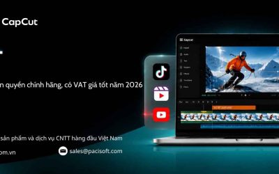 Tư vấn mua CAPCUT bản quyền chính hãng, có VAT giá tốt năm 2026