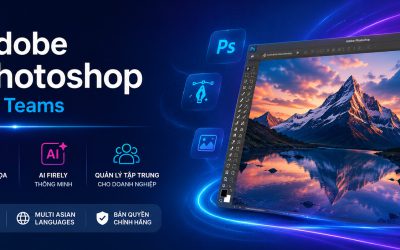 Bản quyền phần mềm Adobe Photoshop for Teams All Multiple Platforms Multi Asian Languages Subscription chính hãng Full VAT, PACISOFT phân phối