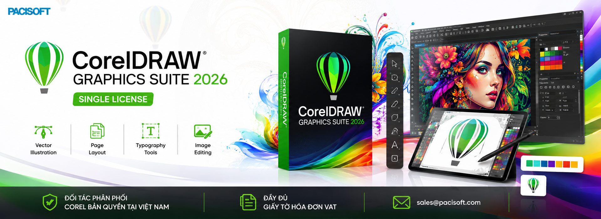 CorelDRAW Graphics Suite 2026 Single License - Bản Quyền Chính Hãng