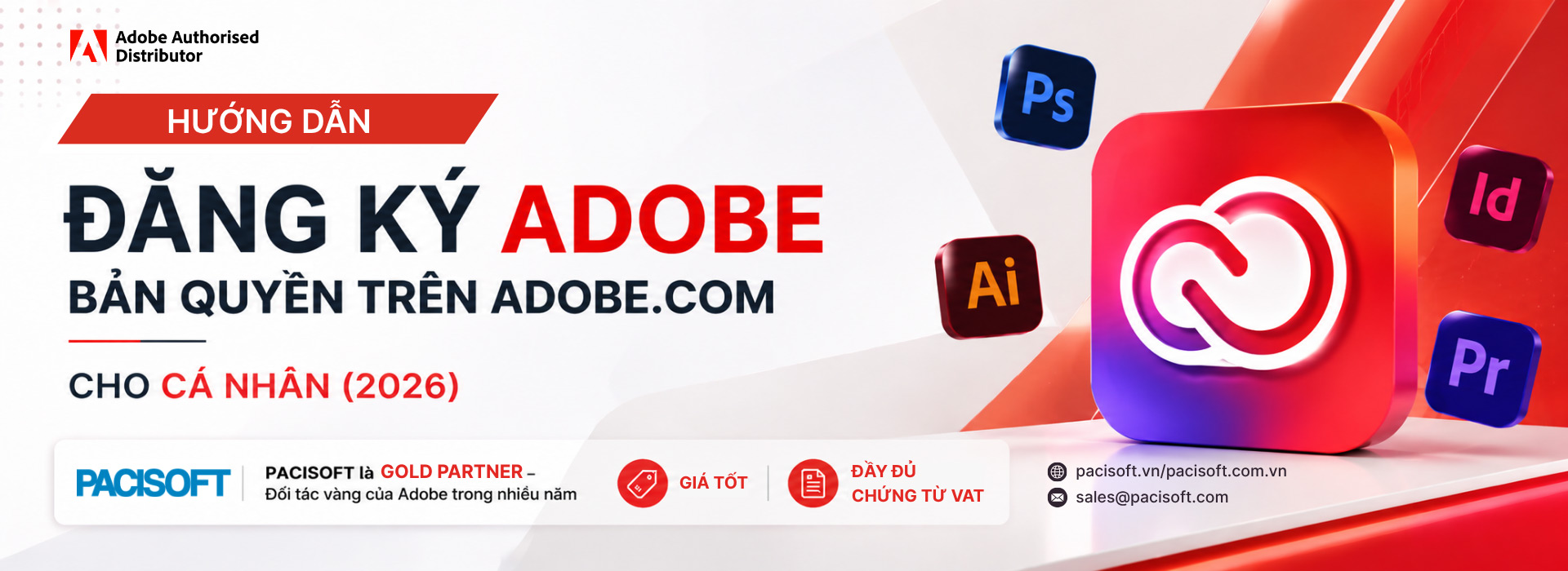 Hướng Dẫn Đăng Ký Adobe Bản Quyền Trên Adobe.com Cho Cá Nhân (2026)
