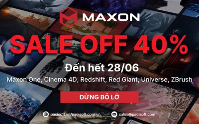 Maxon Khuyến Mãi 40% Đến 28/06 | Maxon One, Cinema 4D