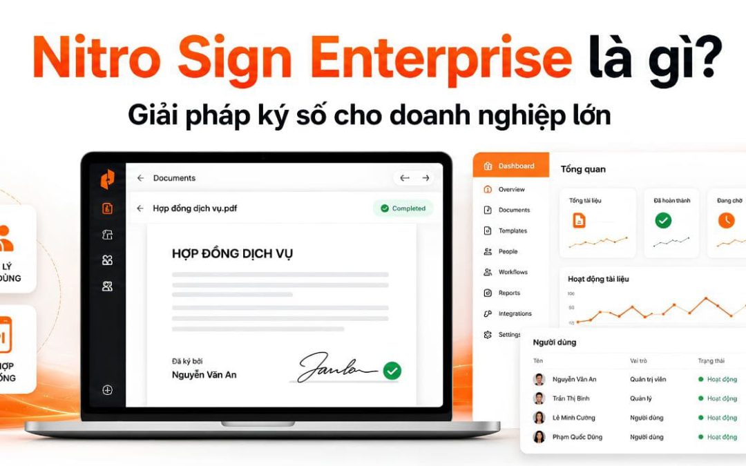 Nitro Sign Enterprise là gì? Giải pháp ký số cho doanh nghiệp lớn