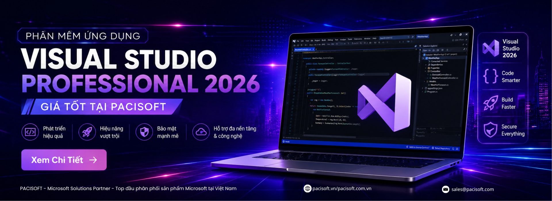 Phần mềm ứng dụng Visual Studio Professional 2026