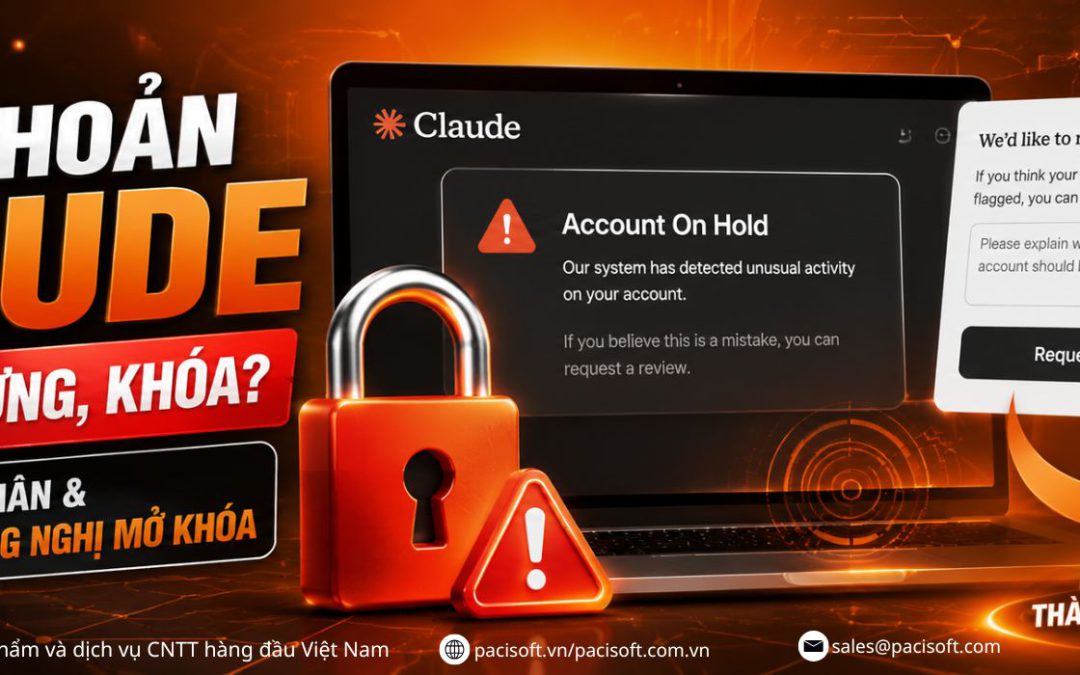Tài khoản Claude bị tạm ngưng, khóa do bị quét, vi phạm chính sách nền tảng