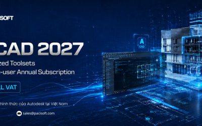 Phần mềm AutoCAD 2027 Including Specialized Toolsets Commercial Single-user Annual Subscription chính hãng Full VAT