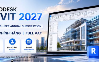 Phần mềm Autodesk Revit 2027 Commercial Single-user Annual Subscription chính hãng Full VAT