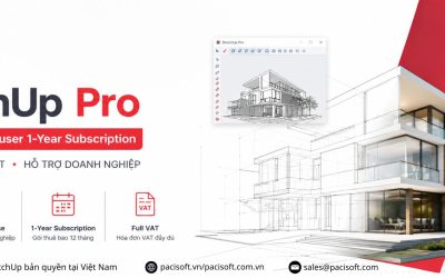 Phần mềm SketchUp Pro Commercial Single-user 1-Year Subscription chính hãng Full VAT